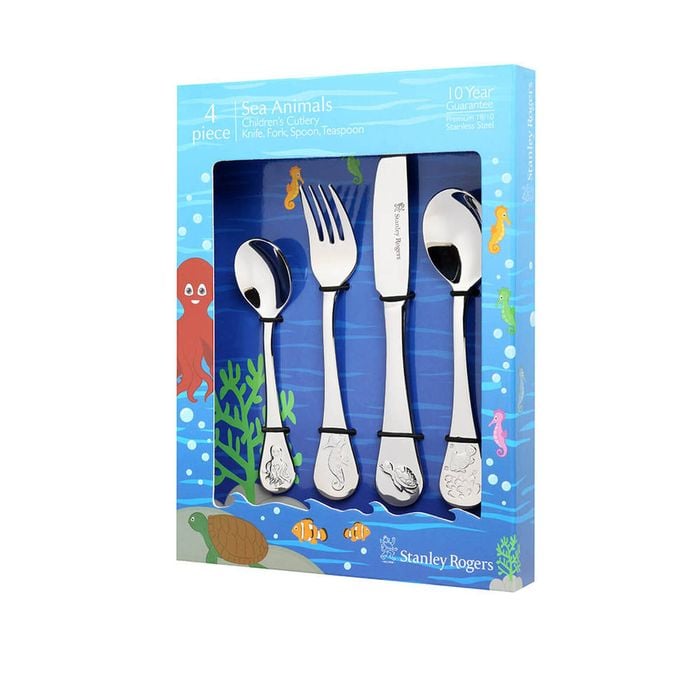 Stanley Rogers Childrens Cutlery Set 4pc Sea Animals
