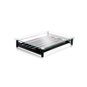 CARLA HOME 60 Coffee Pod Holder Drawer with Tempered Glass Capsule Organizer for Nespresso Pods and Sliding Drawer