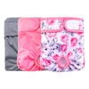 Rooster Farms Female Dog Diapers Large 3pk - Washable Reusable Nappies Hook/loop