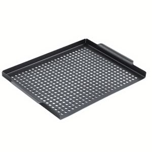 Heavy Duty Grill Topper Barbecue Cooking Tray Porcelain 30X30cm