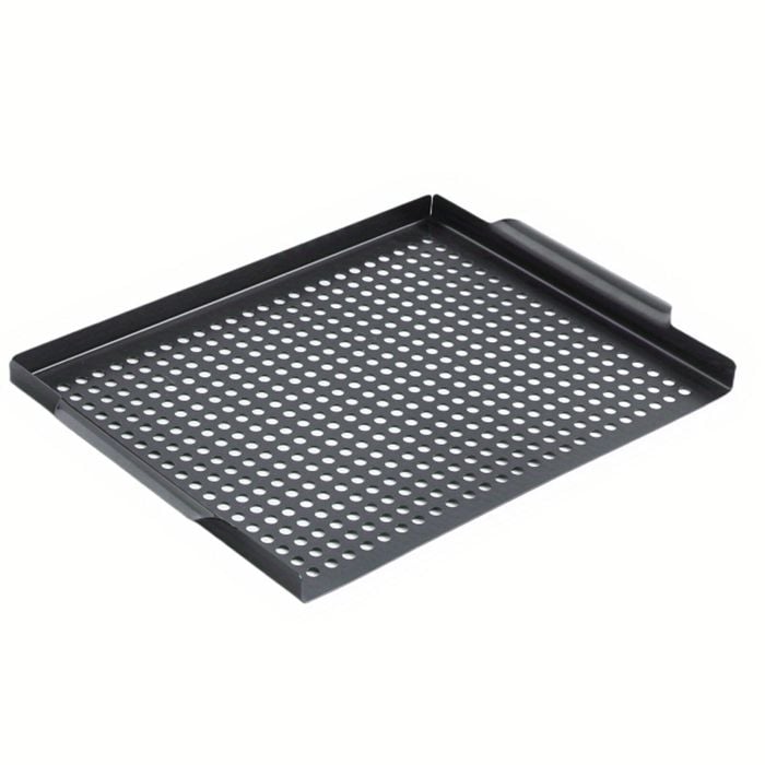Heavy Duty Grill Topper Barbecue Cooking Tray Porcelain 30X30cm