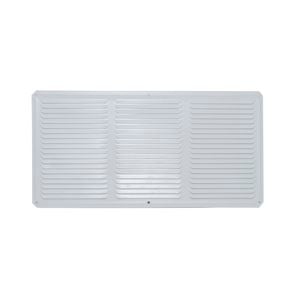 Builders Edge 200 x 400mm White Eave Vent - Twin Pack