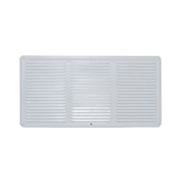 Builders Edge 200 x 400mm White Eave Vent - Twin Pack