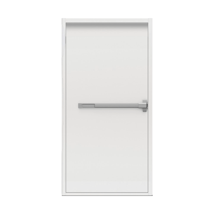 Lathams 2040 x 920 x 45 mm - RHO - Surfmist White Fire Exit Door and Frame