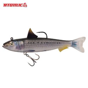 Atomic Real Baitz Soft Plastic Rigged Fishing Lure Australian Pilchard 100mm