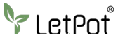 Letpot logo in green colourway