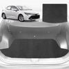 6D Diamond Car Boot Mat for Toyota Corolla Hatch (E160/170/180)2013-2018-Cargo Mat-Black-Outback GT