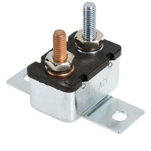 NARVA 40A Automatic Reset Circuit Breaker with 90° Mounting Bracket
