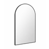 Barelli 900 x 600mm Black Signature High Specification Forma Arch Framed Mirror