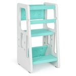 Costway Adjsutable Kids Kitchen Tower Green