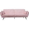 Elaine 3 Seater Sofa Bed - Pink