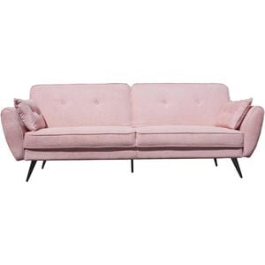 Elaine 3 Seater Sofa Bed - Pink