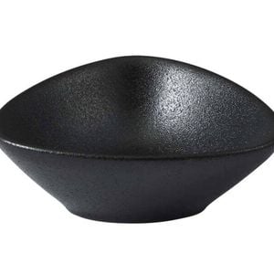 Maxwell & Williams Caviar Black Triangle Sauce Bowl 10x3.5cm Porcelain