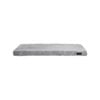 Baxter Bone Grey Faux Fur Plush Removable Cover Crate Mat - Medium