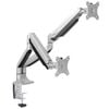 13 - 32" Inch 9kg Dual 2 LCD Monitor Gas Spring Grommet Clamp Stand VESA