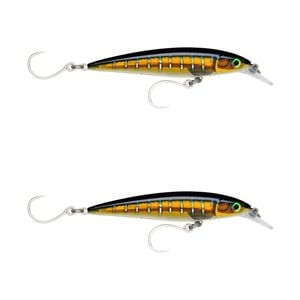 2x Rapala 14cm Saltwater X Rap Long Cast Sink Minnow Fishing Lures -Sailfish UV