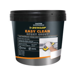 Dunlop 3.25kg Slate Grey Easy Clean Epoxy Grout Kit
