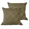 Orient Sense Pair of Dominic Olive European Pillowcases