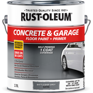 Rust-Oleum 3.78L Battleship Grey Concrete And Garage Floor Paint