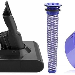 Tavice Battery & Filters Combo For All Dyson V7 Sv11 Vacuum Cleaners | Maximum Capacity