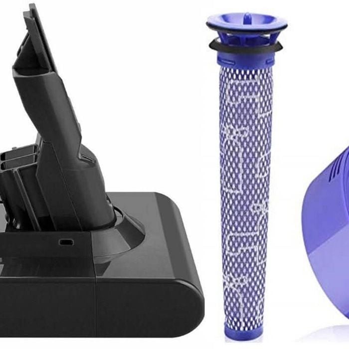Tavice Battery & Filters Combo For All Dyson V7 Sv11 Vacuum Cleaners | Maximum Capacity