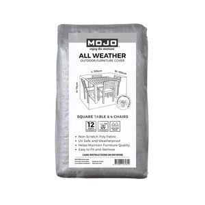 Mojo Square Table And Chairs All Weather Outdoor Furniture Cover