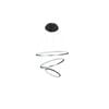 LED 3 Pendant Lights Rings - Delessi - Black