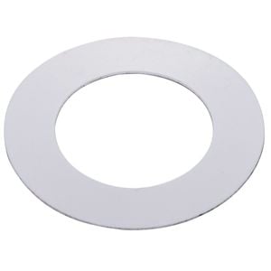 Kinetic 40mm Hole DWV White Round Self Adhesive Cover Plate