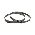 Pacific Air 125mm Stainless Steel Worm Clamp - 2 Pack