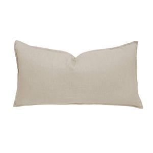 Bambury Linen Rectangle Cushion - Pebble