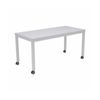 Olg Axis Mobile Table Black Frame New Oak Smooth Top L1800mm X W1200mm