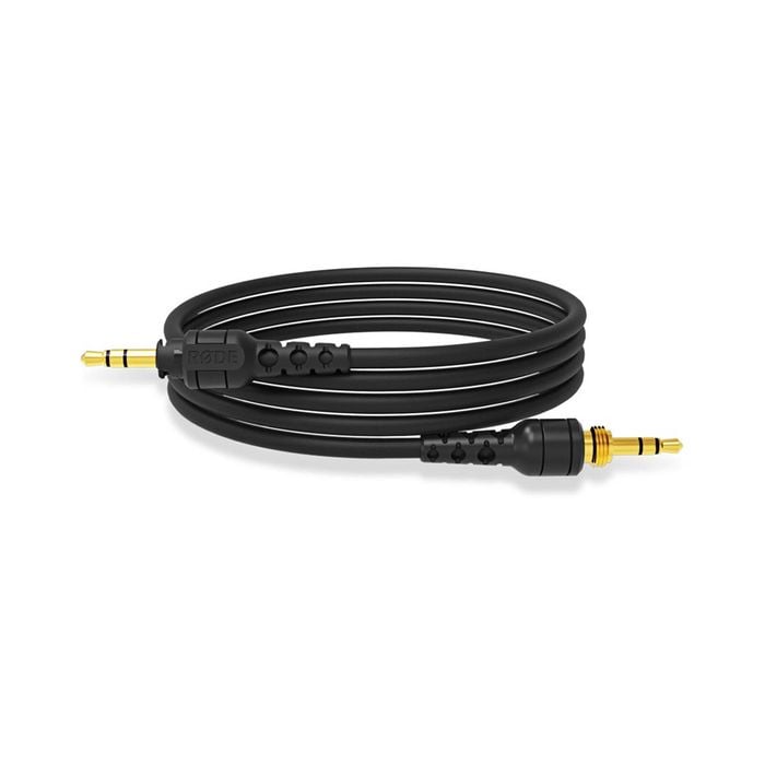 Rode 1.2m Black Headphone Cable - 3.5mm Connection With 1/4" Adaptor