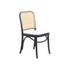 benssur BIRKA Set of 2 Solid Ash Rattan Fabric Dining Chairs