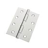 Lane 100 x 75 x 1.6mm Polished Chrome Fixed Pin DURAsmooth™ Butt Hinge