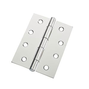 Lane 100 x 75 x 1.6mm Polished Chrome Fixed Pin DURAsmooth™ Butt Hinge
