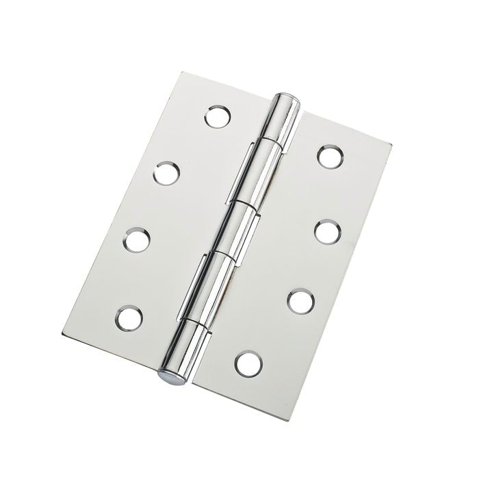 Lane 100 x 75 x 1.6mm Polished Chrome Fixed Pin DURAsmooth™ Butt Hinge