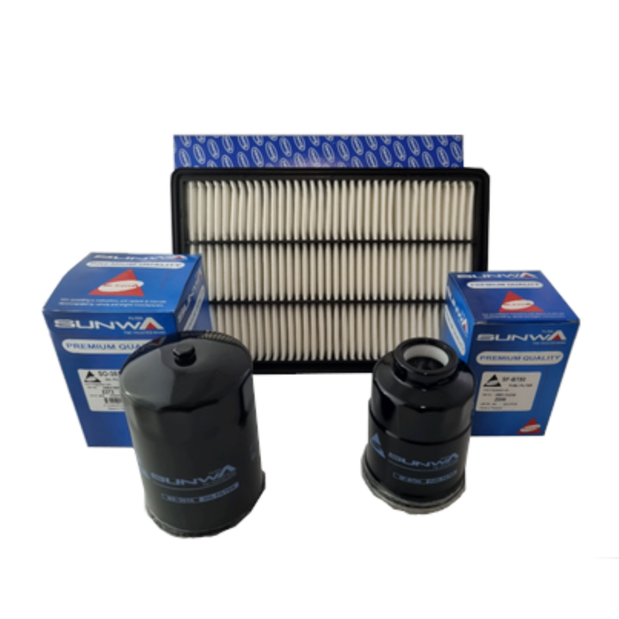 Service Kit for Mitsubishi Pajero NS NT NW NX 2006-2021 | Air Filter, Oil Filter & Fuel Filter - Service Kit