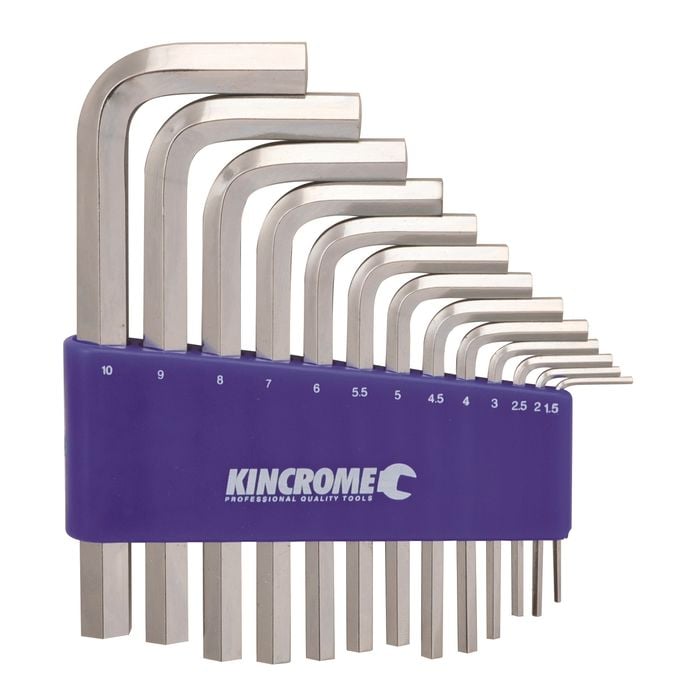 Kincrome 13 Piece Mirror Metric Hex Key Set