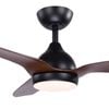 Fanforce Revo 52" Dc Ceiling Fan With Remote Control And Led Light- Powerful 35w Motor