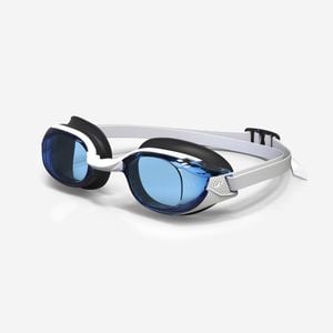 Decathlon | Swimming Goggles Bfit - Tinted Lenses - One Size - White Blue - Unique
