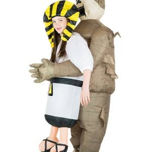Inflatable Egyptian Mummy Kids Carry Me Costume - One Size