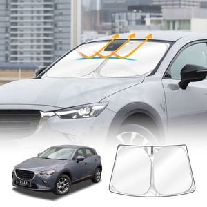 WindScreen Sun Shade for Mazda CX-3 CX3 2015-Onwards Blocks UV Rays Foldable Wind Screen Sun Visor
