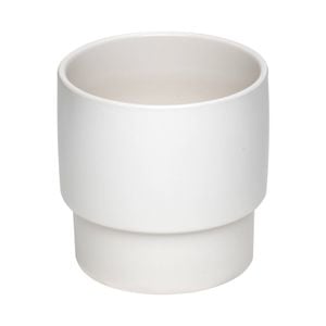 Eden 14.5cm White Eclipse Indoor Pot