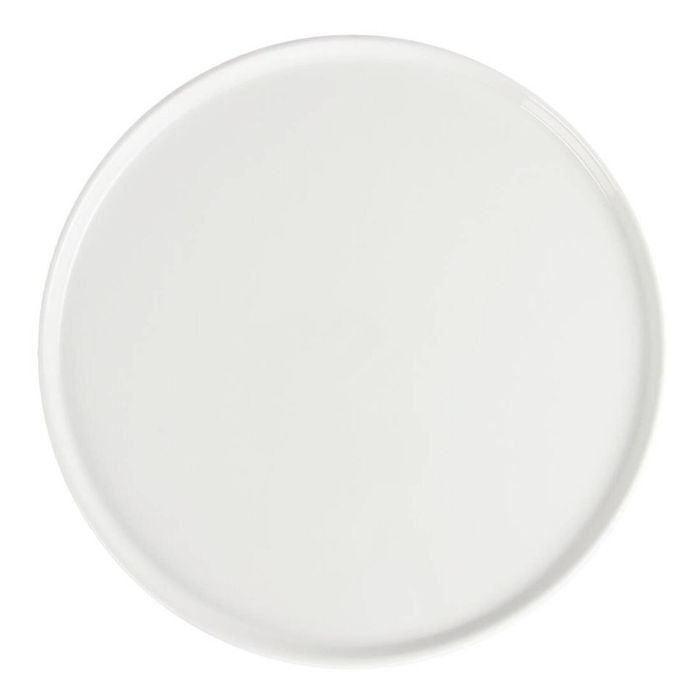 Olympia Pizza Plates Whiteware 4 Pack 330mm Round Ceramic White Dinnerware