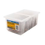 Zenith 8G x 50mm Gold Passivated Countersunk Rib Head Chipboard Screws - 500 Pack