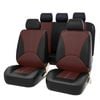 Catzon Car Seat Cover Full Set Anti-slip Breathable Leather-coffee