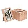 Nicola Spring Shadow Box Frames - 5 X 7" With 4 X 6" Mount - Light Wood - Pack Of 5