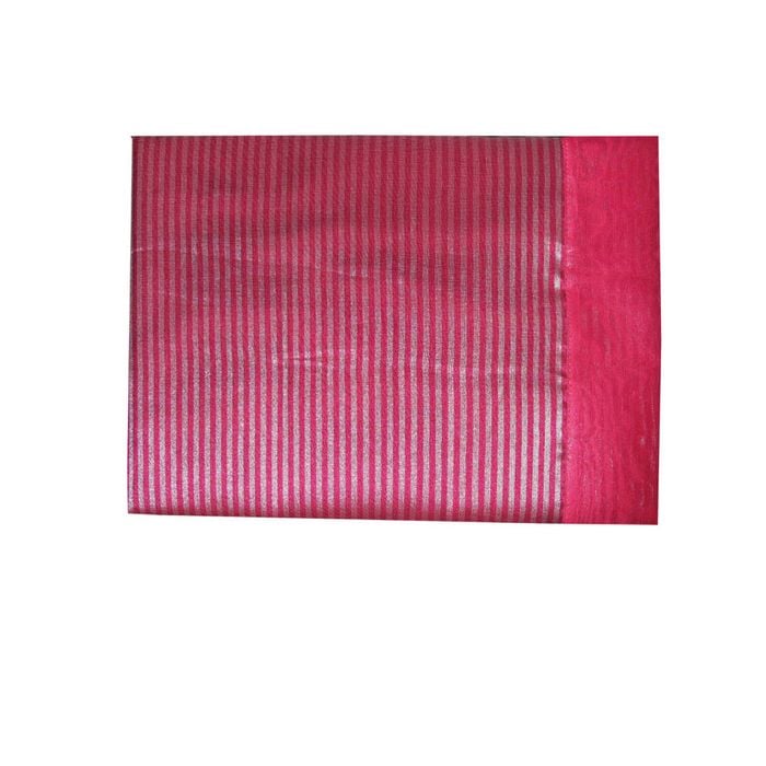 Hoydu Stera Stripe Organza Table Runner Fuschia 45x200cm