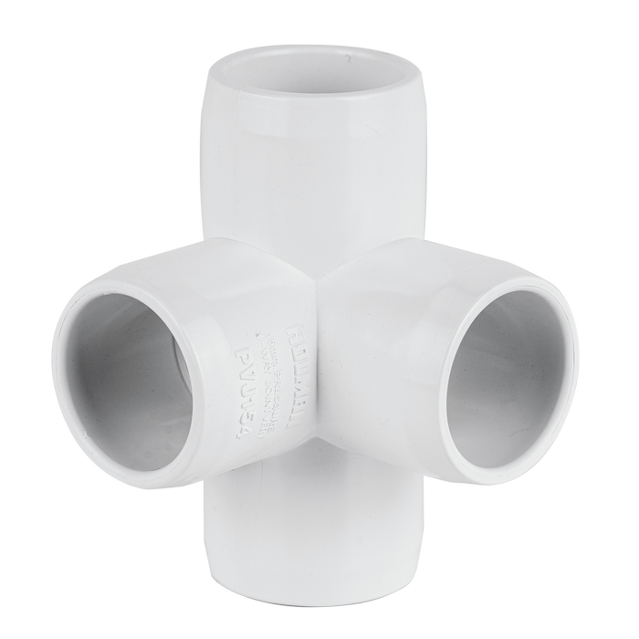 Holman 15mm EzyFit 4 Way PVC Joint