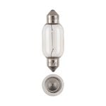 Narva 12V 21W SV8-5.8 T-15mm Incandescent Festoon Globe - 2 Pack